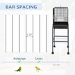 Show in main carousel: Little Pals 45-in Metal Indoor Bird Cage with Detachable Rolling Stand slide 1 of 9