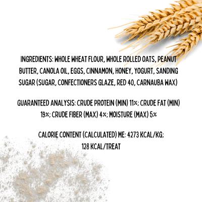 Show full view: Tail Bangers Cider Season Peanut Butter & Honey Assorted Crunchy Dog Treats, 18 count slide 8 of 8