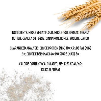 Show full view: Tail Bangers Thankful Pups Peanut Butter & Honey Assorted Crunchy Dog Treats, 18 count slide 8 of 8