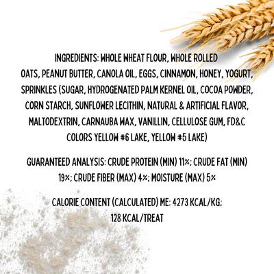 Show full view: Tail Bangers Gobble Til You Wobble Peanut Butter & Honey Assorted Crunchy Dog Treats, 18 count slide 8 of 8