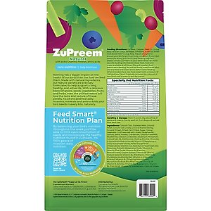ZuPreem Natural Medium & Large Smart Pellet Bird Food, 3-lb bag