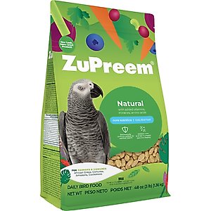 ZuPreem Natural Medium & Large Smart Pellet Bird Food, 3-lb bag