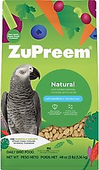 ZuPreem Natural Medium & Large Smart Pellet Bird Food, 3-lb bag