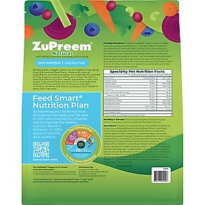 ZuPreem Natural Smart Pellets Bird Food, 2.5-lb bag