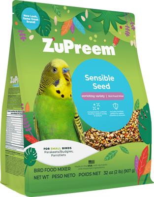 Show full view: ZuPreem Sensible Seed Small Bird Food, 2-lb bag slide 3 of 10