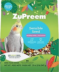 ZuPreem Sensible Seed Medium Bird Food, 2-lb bag