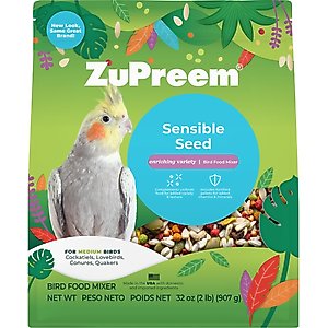 Higgins Safflower Gold Natural Food Mix For Conures & Cockatiels, 3lbs