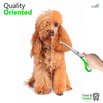 Show full view: Laazar Rounded Curved Dog Grooming Scissors slide 5 of 8