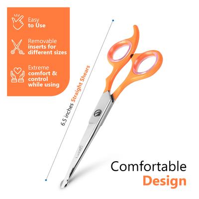 Show full view: Laazar Bright Straight Dog Grooming Scissors slide 4 of 9