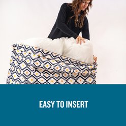 P.L.A.Y. Pet Lifestyle and You Marina Boxy Dog Bed, Cobalt Blue, Small slide 2 of 9