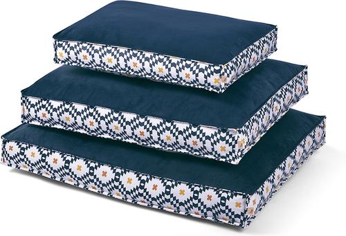 Show full view: P.L.A.Y. Pet Lifestyle and You Marina Boxy Dog Bed, Cobalt Blue, Small slide 7 of 9