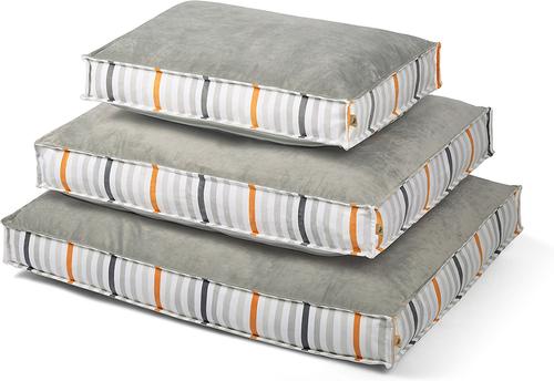 Show full view: P.L.A.Y. Pet Lifestyle and You Seaside Boxy Dog Bed, Oyster Gray, Small slide 7 of 9