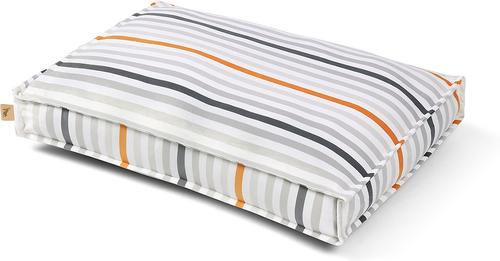 Show full view: P.L.A.Y. Pet Lifestyle and You Seaside Boxy Dog Bed, Oyster Gray, Small slide 4 of 9