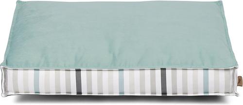 Show full view: P.L.A.Y. Pet Lifestyle and You Seaside Boxy Dog Bed, Sea Glass, Medium slide 3 of 10