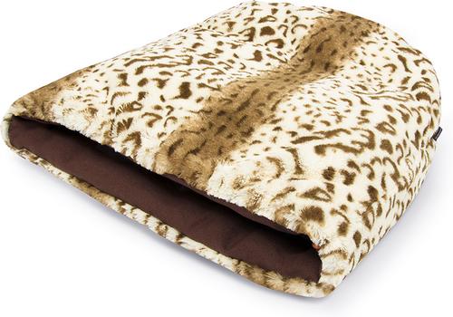 Show full view: P.L.A.Y. Pet Lifestyle and You Snuggle Dog Bed, Leopard Brown, X-Large slide 2 of 9