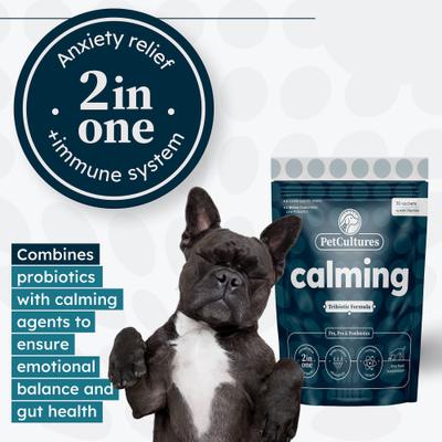Show full view: PetCultures Calming Powder Supplement for Dogs, 30 count slide 4 of 10