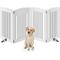 Show in main carousel: LovMor Freestanding Indoor Dog Gate, White, 4 Panels: 96 x 32-in slide 1 of 9
