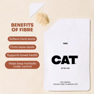Show full view: CAT By Dr Lisa Fiber Digestive Aid Powder Supplement for Cats, 50-g slide 5 of 6