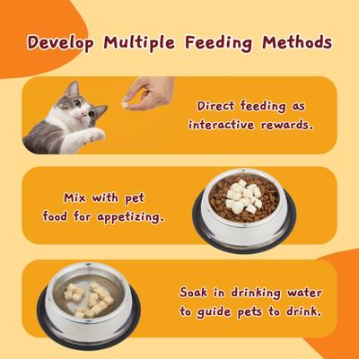 Show full view: Jungle Calling Single Ingredient Chicken Grain-Free Freeze-Dried Dog & Cat Treats, 3.2-oz bottle slide 7 of 12