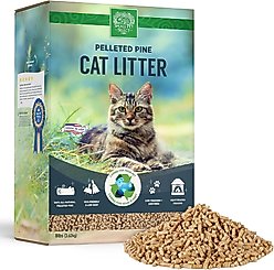 Small Pet Select Premium Non-Clumping Non-Tracking Low-Dust Pine Pelleted Cat Litter, 8-lb box
