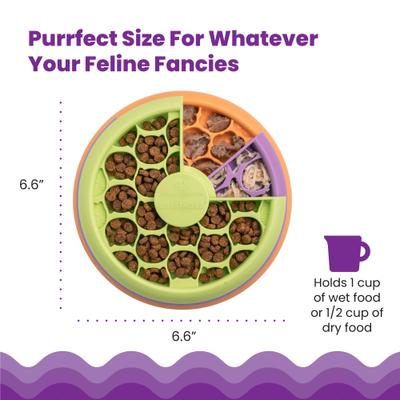 Show full view: Catstages Kitty Lickin' Layers Multilayered Fun Puzzle Cat Feeder slide 5 of 11