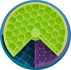 Outward Hound Lickin' Layers Interactive Puzzle Game & Slow Feeder, Multicolor, One-Size, 2 cup