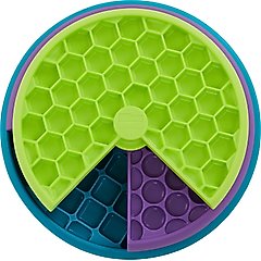 Outward Hound Lickin' Layers Interactive Puzzle Game & Slow Feeder, Multicolor, One-Size, 2 cup