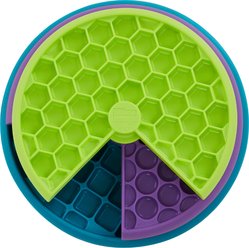 Outward Hound Nina Ottosson Lickin' Layers Interactive Puzzle Game & Slow Feeder, Multicolor, One-Size, 2 cup