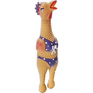 Outward Hound Squawkers Squeaky Latex Dog Toy, Henrietta, Large