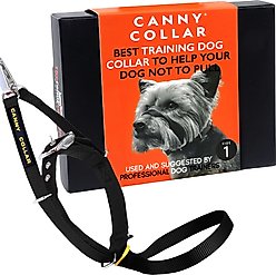 Canny No Pull Padded Dog Training Head Collar, Black, 1, Neck Size 9-11-in