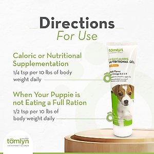 Tomlyn Nutri-Cal Malt Flavored Gel High Calorie Supplement for Puppies, 4.25-oz tube