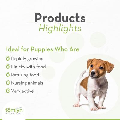 Show full view: Tomlyn Nutri-Cal Malt Flavored Gel High Calorie Supplement for Puppies, 4.25-oz tube slide 4 of 11