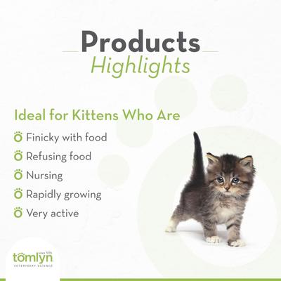 Show full view: Tomlyn Nutri-Cal Fish Flavor Gel High Calorie Supplement for Kittens, 4.25-oz tube slide 4 of 10