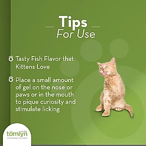 Tomlyn Nutri-Cal Fish Flavor Gel High Calorie Supplement for Kittens, 4.25-oz tube