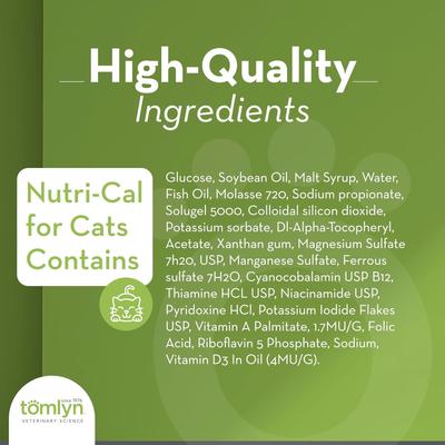 Show full view: Tomlyn Nutri-Cal Gel High Calorie Supplement for Cats, 4.25-oz tube slide 5 of 11