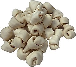HDP Mini Rawhide Bones 2.5" Dog Treats, 100 count