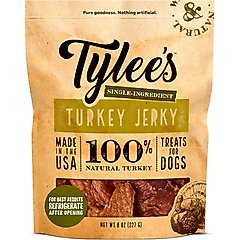 Tylee's Turkey Jerky Dog Treats, 8-oz bag