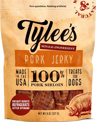 Temporarily Unavailable TYLEE'S Pork Jerky Dog Treats, 8-oz bag