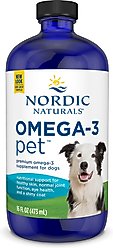 Nordic Naturals Omega-3 Pet Liquid Supplement for Large & Giant Dogs, 16-fl oz bottle