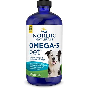 Nordic Naturals Omega-3 Pet Liquid Supplement for Large & Giant Dogs, 16-fl oz bottle
