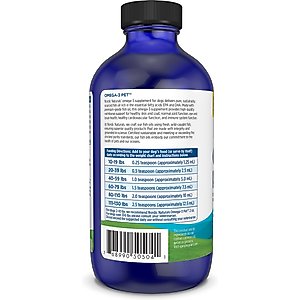 Nordic Naturals Omega-3 Pet Liquid Supplement for Medium & Large Dogs, 8-fl oz bottle