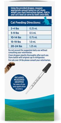 Show full view: Nordic Naturals Omega-3 Cat Supplement, 2-fl oz bottle slide 4 of 7