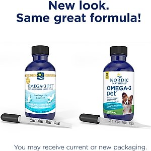 Nordic Naturals Omega-3 Pet Liquid Supplement for Cats & Small Dogs, 2-fl oz bottle