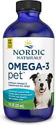 Nordic Naturals Omega-3 Pet Liquid Supplement for Medium & Large Dogs, 8-fl oz bottle