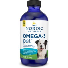 Nordic Naturals Omega-3 Pet Liquid Supplement for Medium & Large Dogs, 8-fl oz bottle