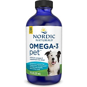 Nordic Naturals Omega-3 Pet Liquid Supplement for Medium & Large Dogs, 8-fl oz bottle