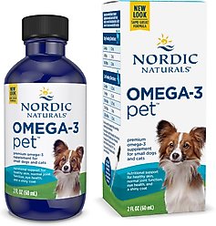 Nordic Naturals Omega-3 Pet Liquid Supplement for Cats & Small Dogs, 2-fl oz bottle