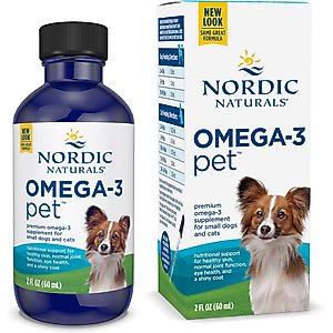 Nordic Naturals Omega-3 Pet Liquid Supplement for Cats & Small Dogs, 2-fl oz bottle