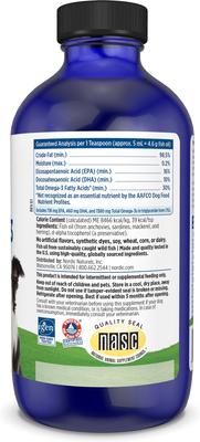 Show full view: Nordic Naturals Omega-3 Pet Liquid Supplement for Medium & Large Dogs, 8-fl oz bottle slide 5 of 8