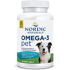 Nordic Naturals Omega-3 Pet Softgels Supplement for Dogs, 90 count